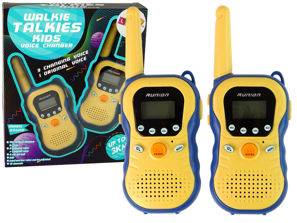 Walkie Talkies For Kids Yellow