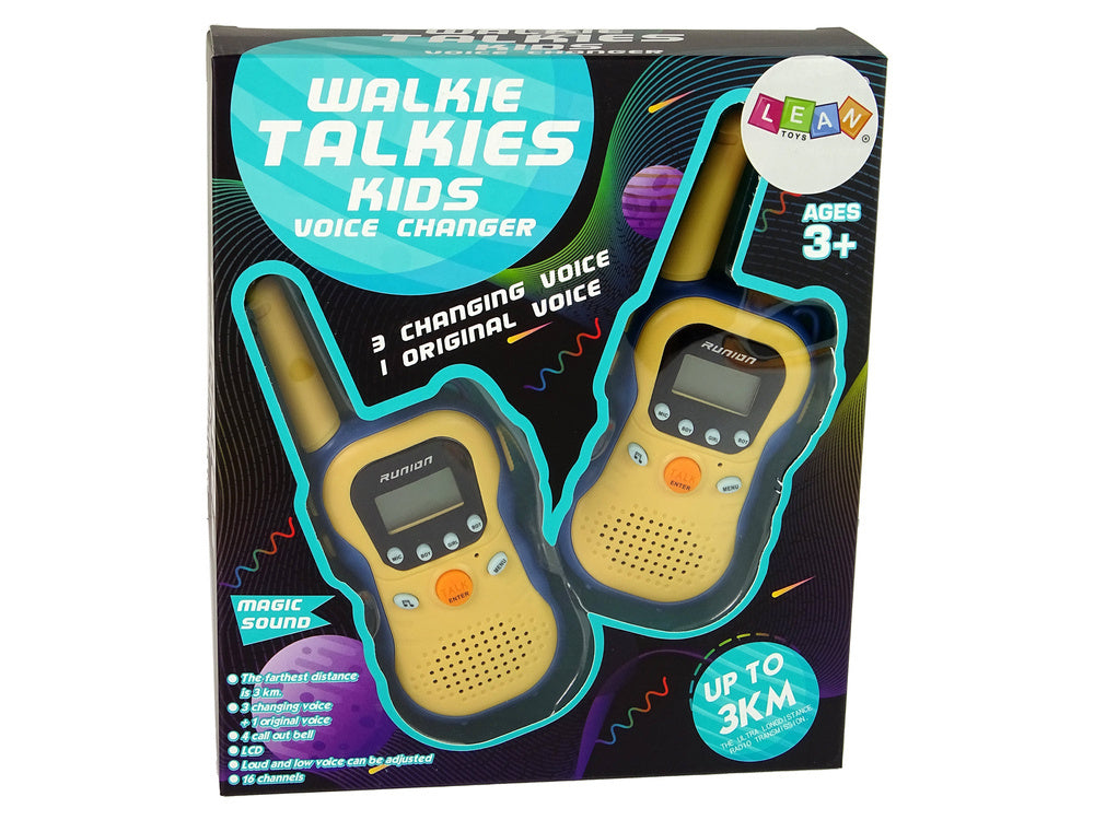 Walkie Talkies For Kids Yellow