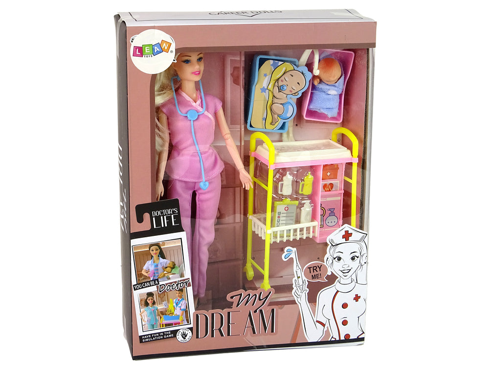 Children's Doll Doctor Long Hair Accessories