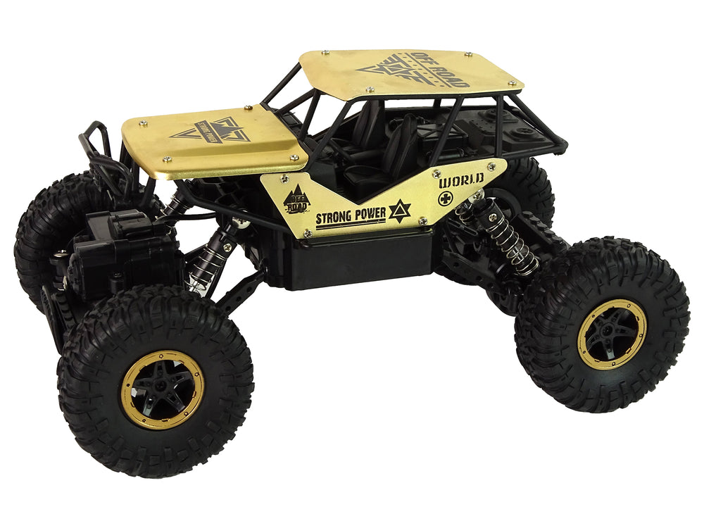 Auto Rc High Wheels 1:18 Plastic Black Gold