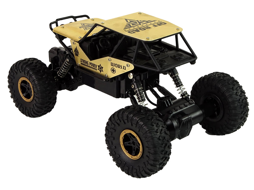 Auto Rc High Wheels 1:18 Plastic Black Gold