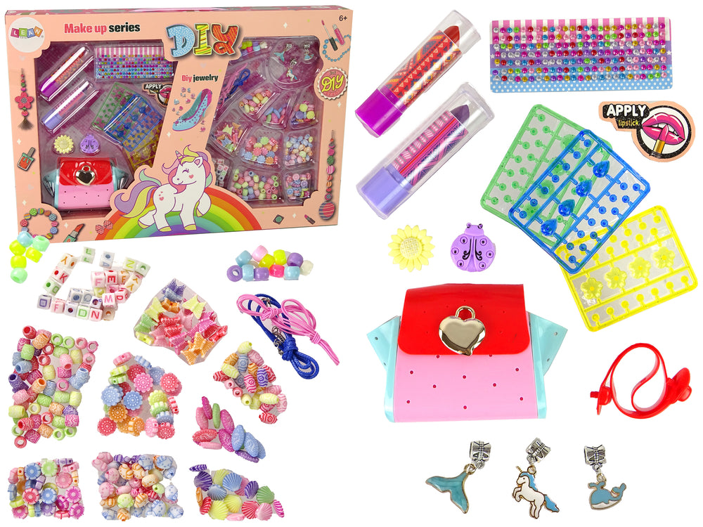 Colorful Makeup And Jewelry Set