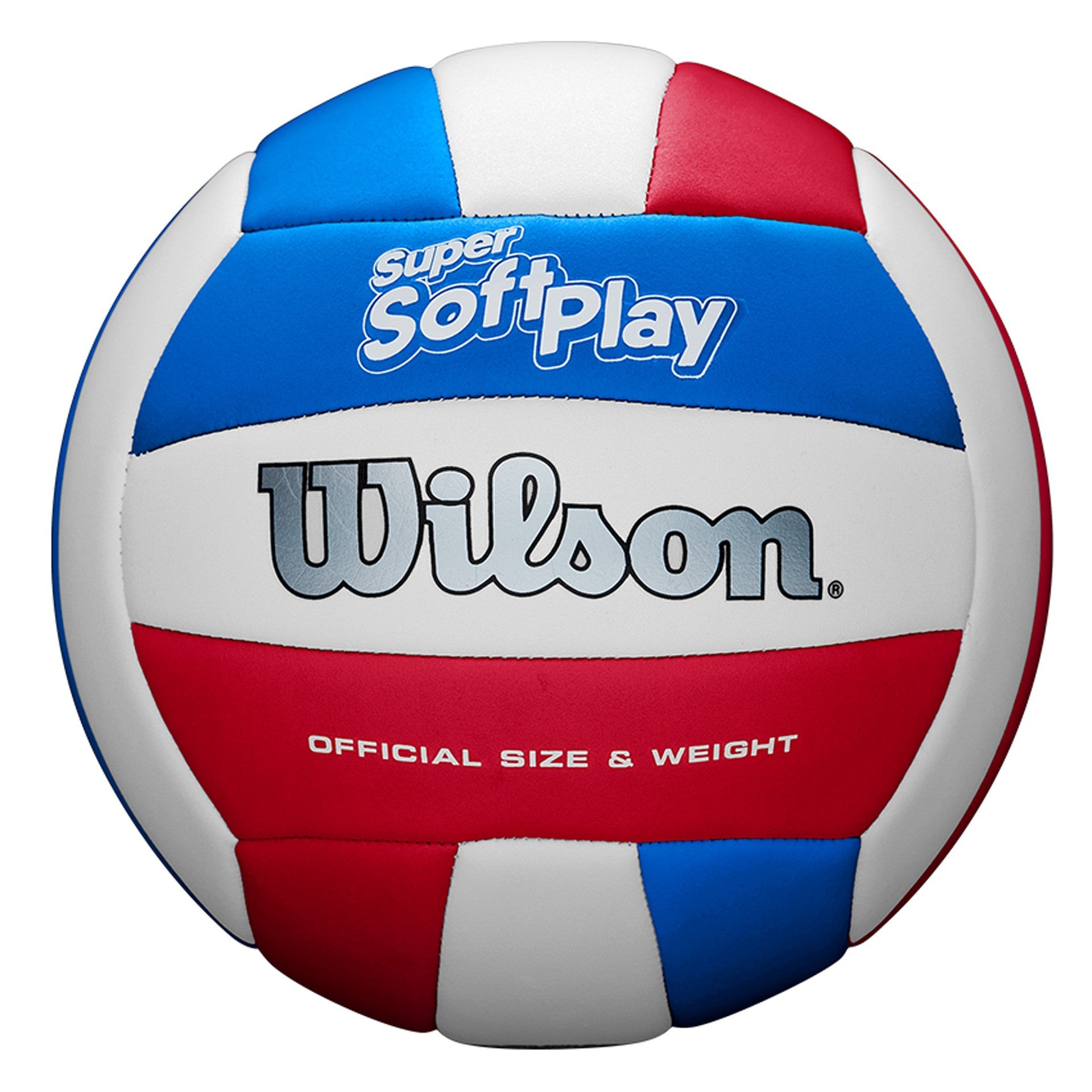 Ballon de volley Wilson Soft Play Vb rouge/blanc/bleu