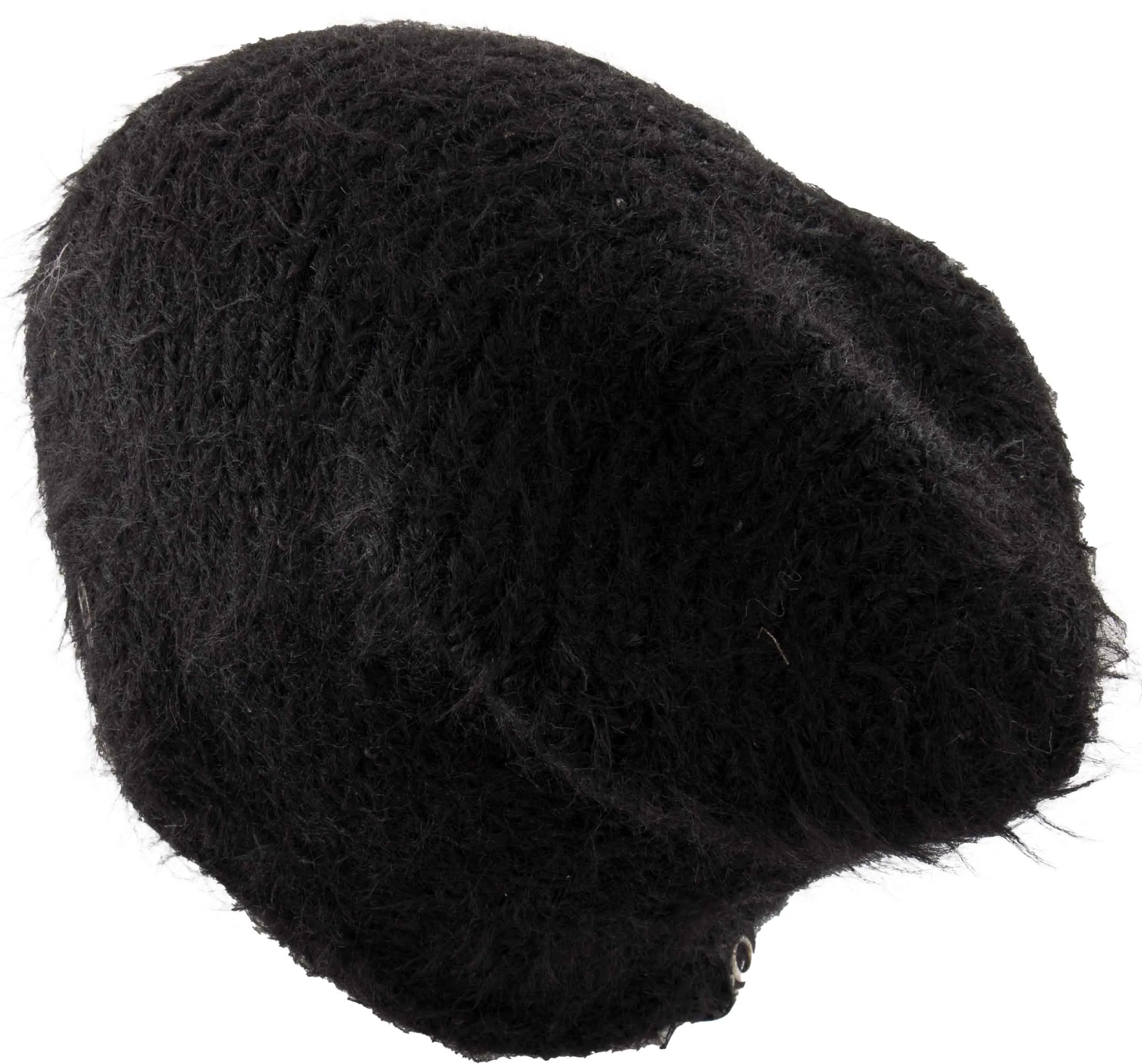 Gorro de invierno para mujer jail jam gorro de pelo negro