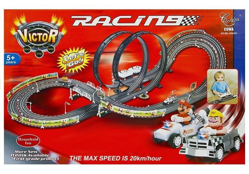 Mario Racing Track With 2 Cars - 452cm