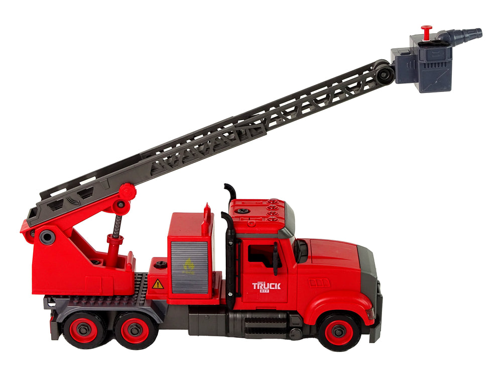 Fire Truck Fire Brigade For Unscrewing Accessories Red