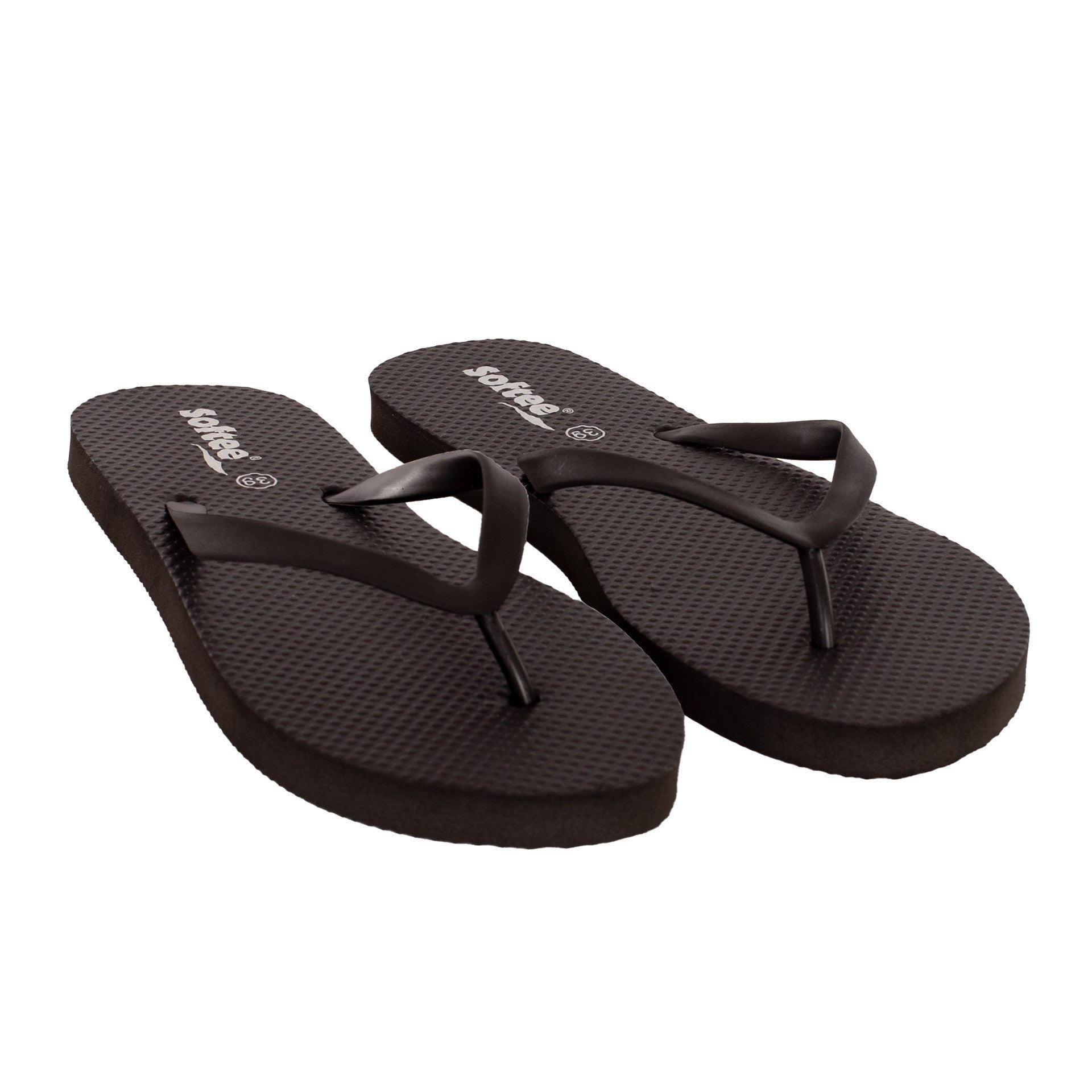 Softee Creta Flip Flops Schwarz