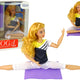 Baby Doll Yoga Mat Long Blonde Hair