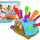 Hedgehog Puzzle Blue Colorful Spikes
