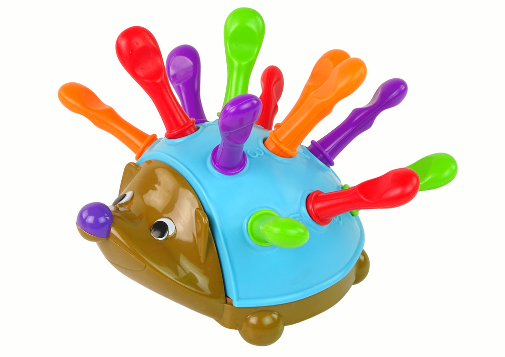 Hedgehog Puzzle Blue Colorful Spikes