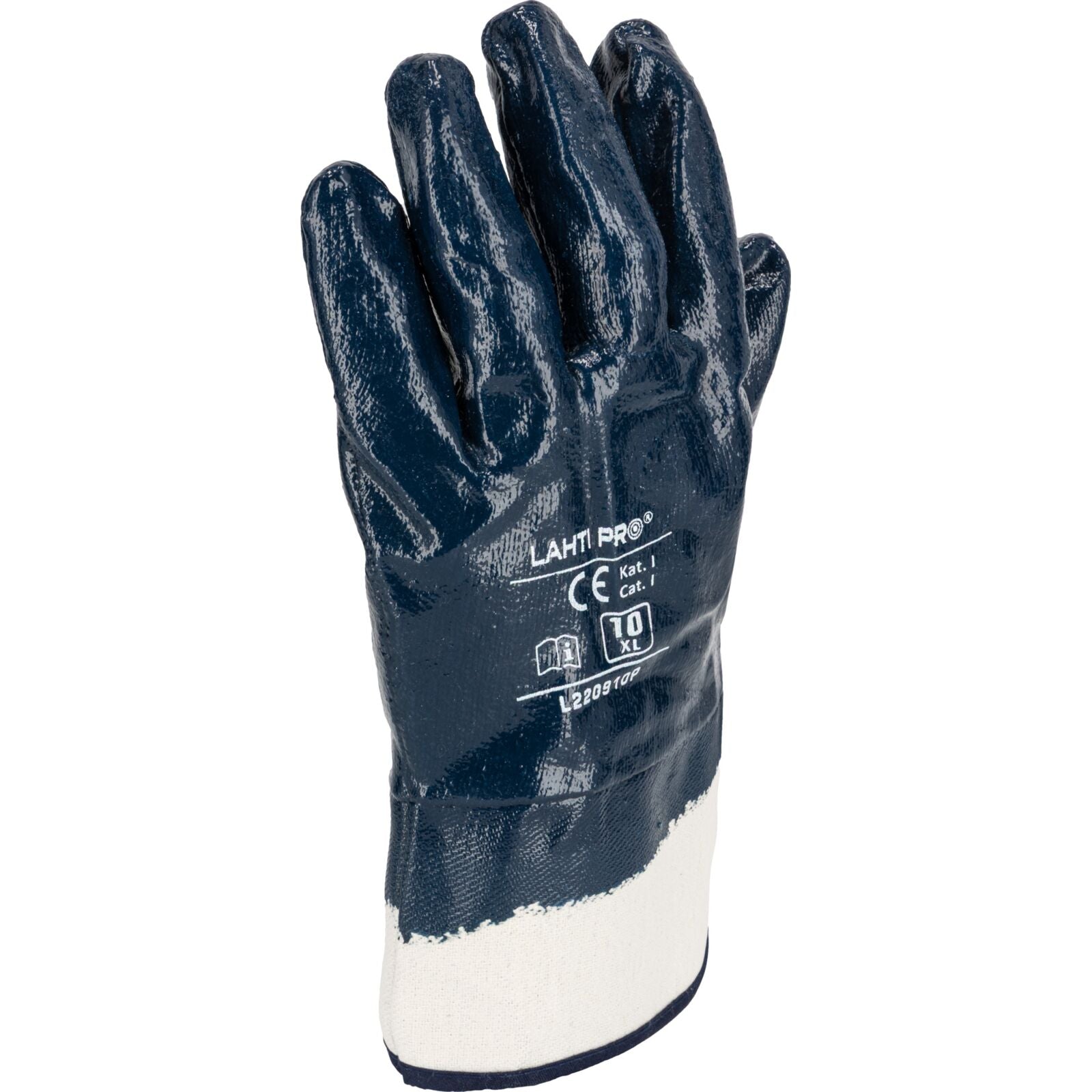 Gants Nitrile Bleu Marine L220910p 12 Paires 10 Ce Lahti