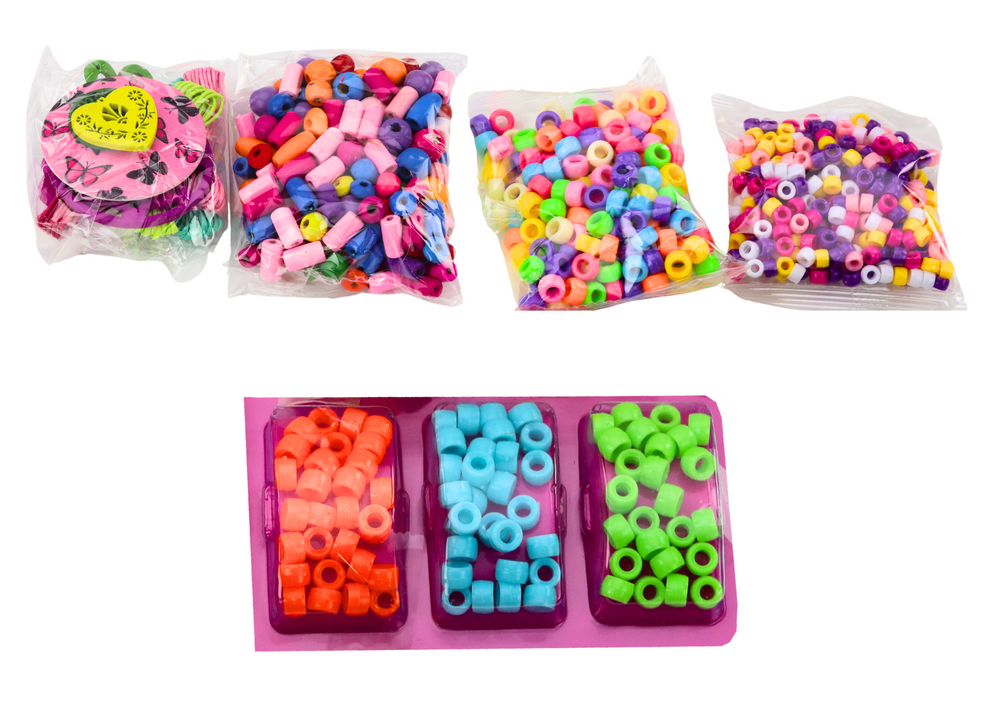 Set Of Beads In A Jar For Creating Jewelry 3in1
