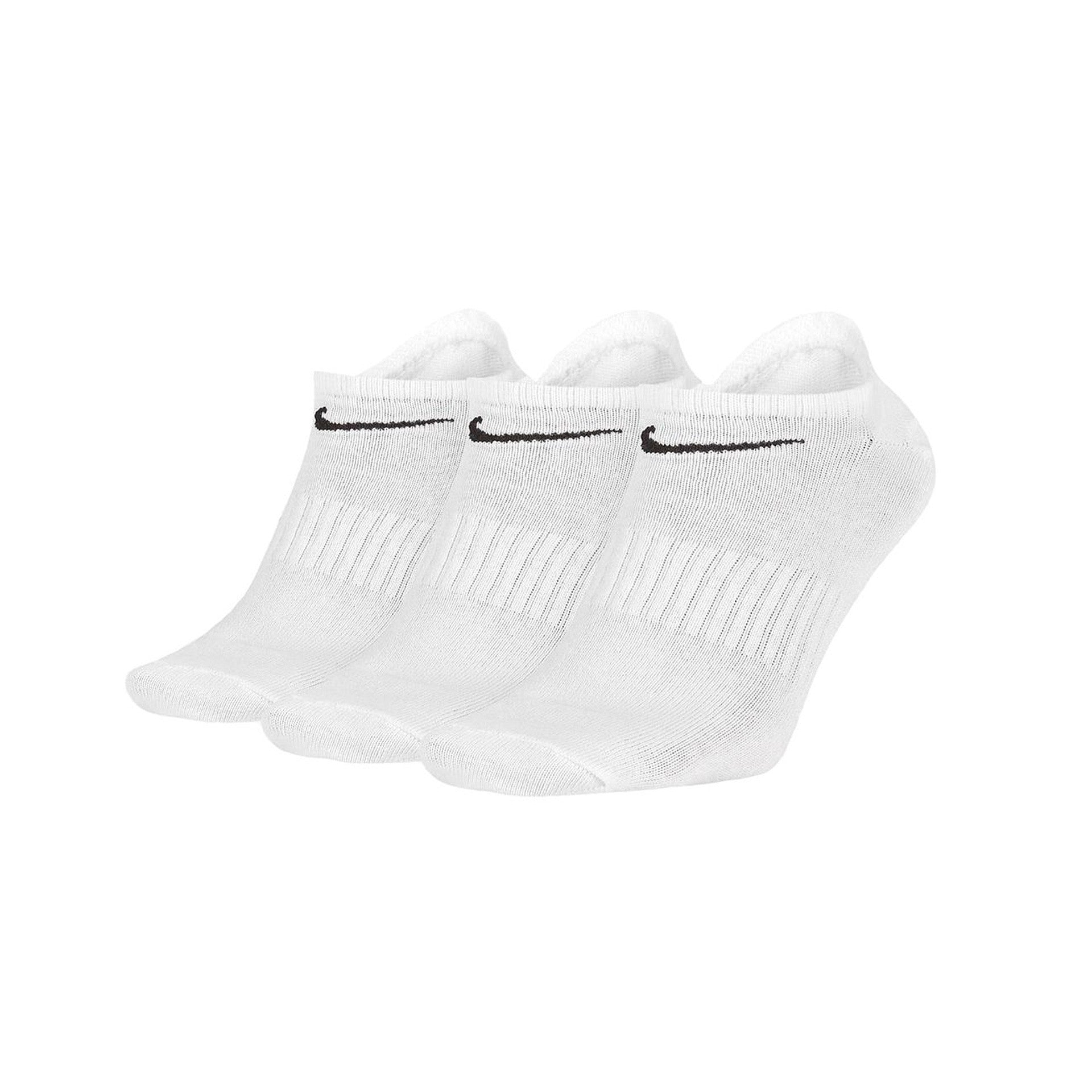 Nike Everyday Lightweight No-show Socks 3-pack White