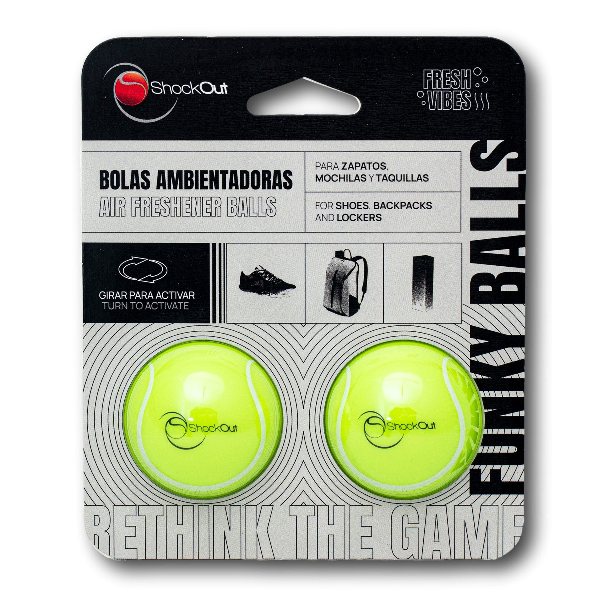 Funky Balls Shockout Vícebarevná