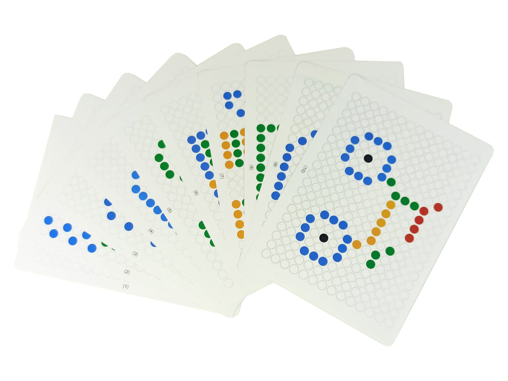 Magnetic Board 100 Yellow Beads