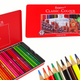 Set Of 72 Art Crayons Metal Container