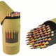 Set Of Crayons In A Tube Sharpener Eraser 74 Pcs.
