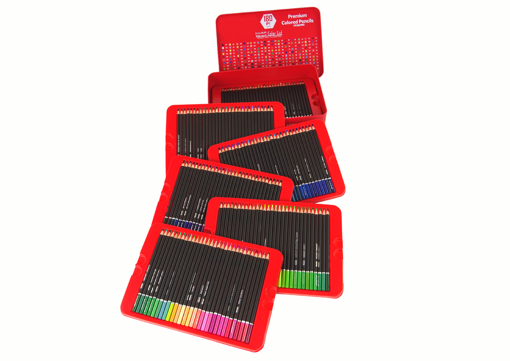 Little Artist's Set In A Metal Container Crayons 180 Pcs.