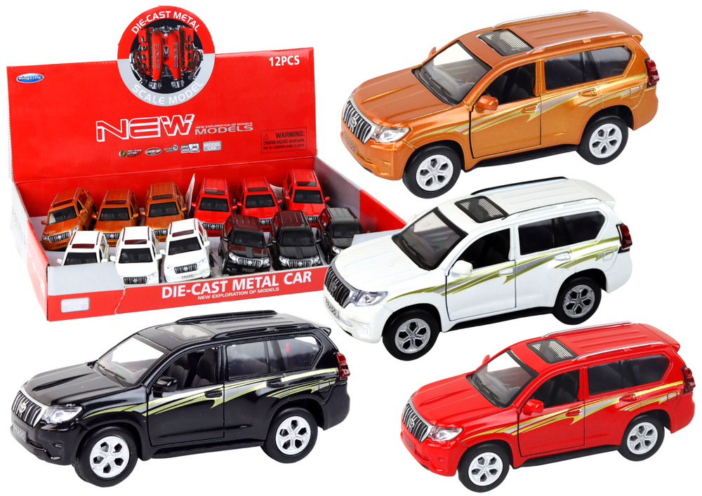 Metal Car 12 Cm Sound Effects Light Various Colors