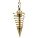 Pendulum Spiral Brass Goldcoloured - 26 G; 6 Cm