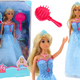 Anlily Mermaid Princess Blue Dress Brush Doll