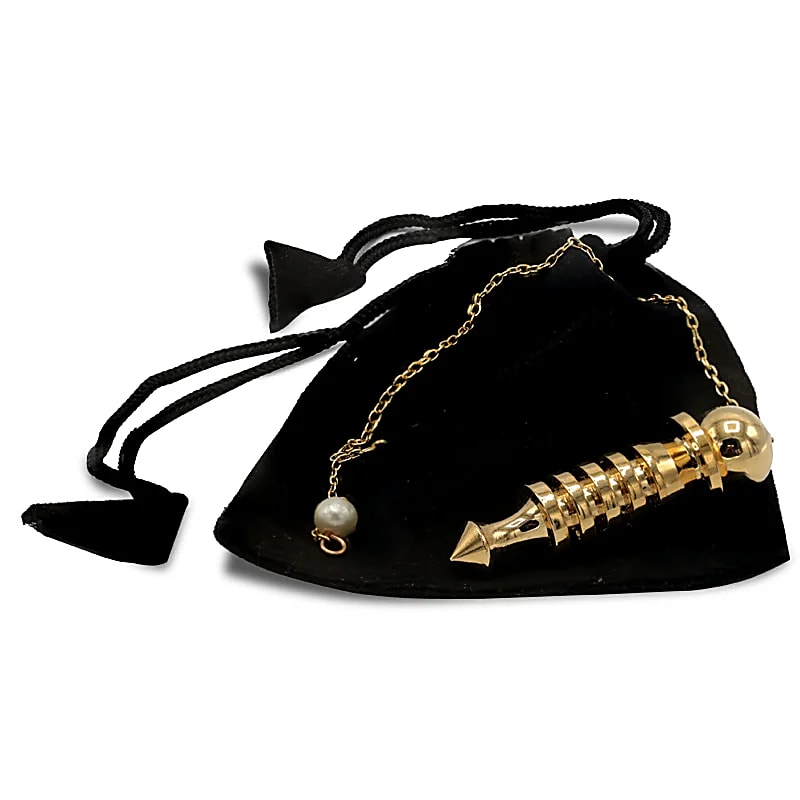 Pendulum Brass Gold Plated - 24 G; 5 Cm