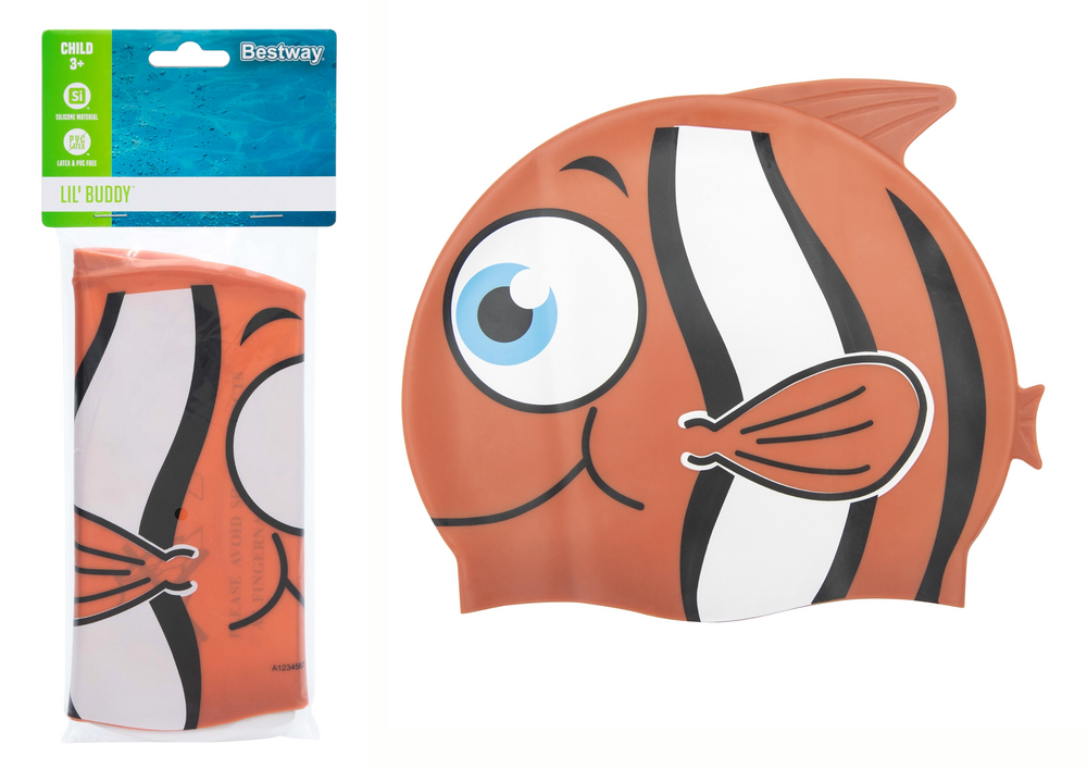 Koupací čepice Orange Fish Bestway 26025