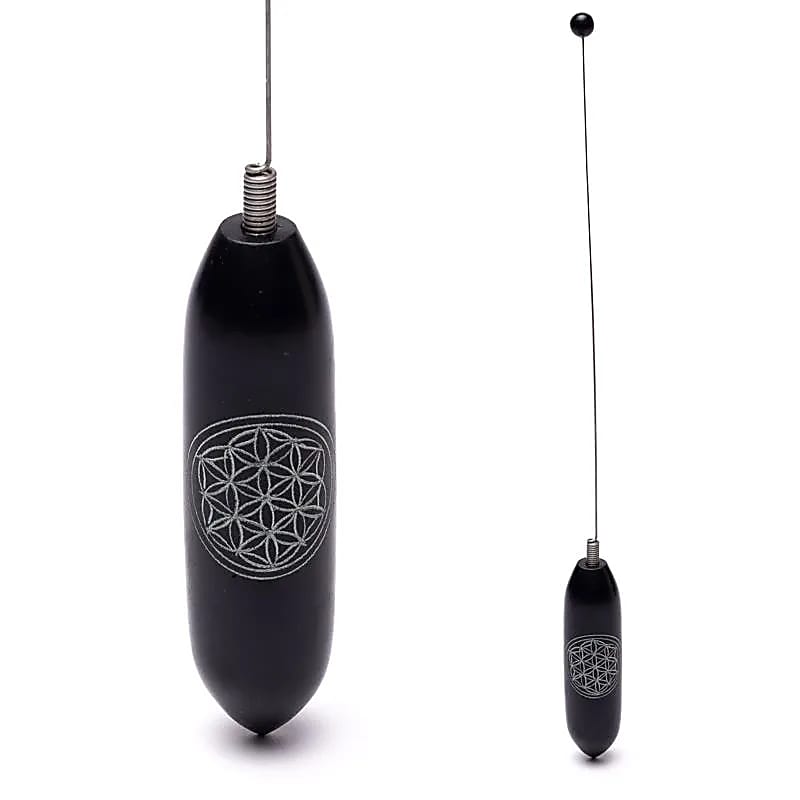 Biotensor Black Soapstone Flower Of Life - 28-29 Cm
