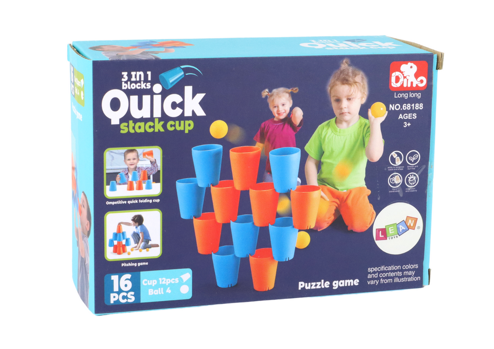 Sensoryspecially Designed Cup Bottom For Game Mugs 3in1 Creative 16 Pieces Puzzle