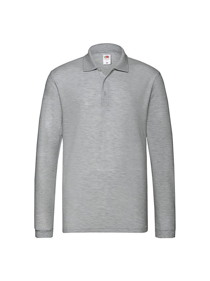 Fruit Of The Loom Polo Hombre Premium Gris