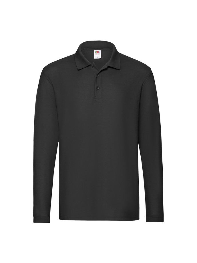 Fruit Of The Loom Polo Hombre Premium Negro