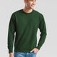 Fruit Of The Loom Adult Lightweight Set-in Sweatshirt Verde Oscuro