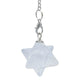 Bergkrystal Merkaba Chakra Pendulum Ottespidset - 3 Cm