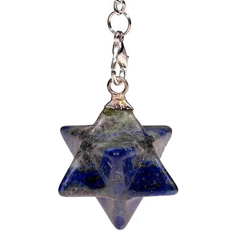 Wahadło Lapis Lazuli Merkaba Ośmioramienne - 3 Cm