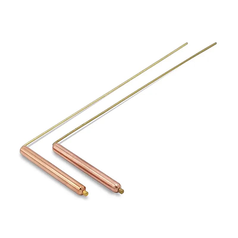 Dowsing Rod (pair) Brass/copper - 29x8 Cm