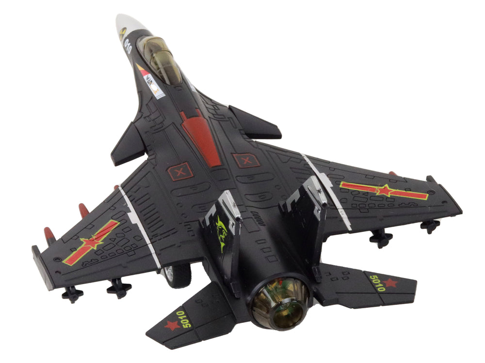 Airplane Model With Friction Drive Gray Black Or Yellow