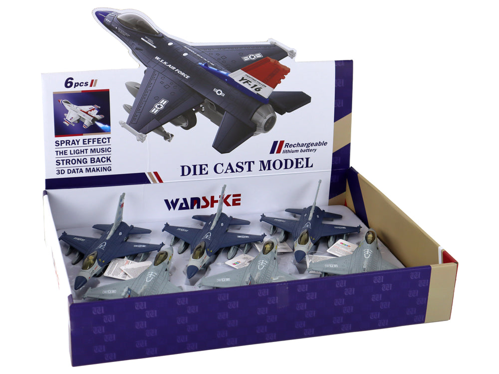 Model Of A Friction Driven Airplane Navy Blue Or Gray