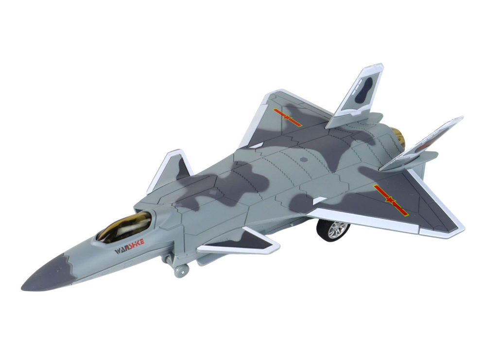 Model Of A Friction Driven Airplane Black Or Gray