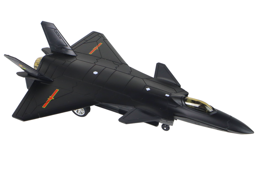 Model Of A Friction Driven Airplane Black Or Gray