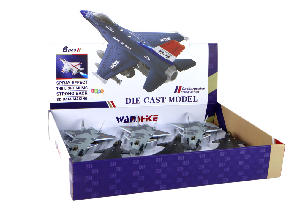 Model Of A Friction Driven Airplane Black Or Gray