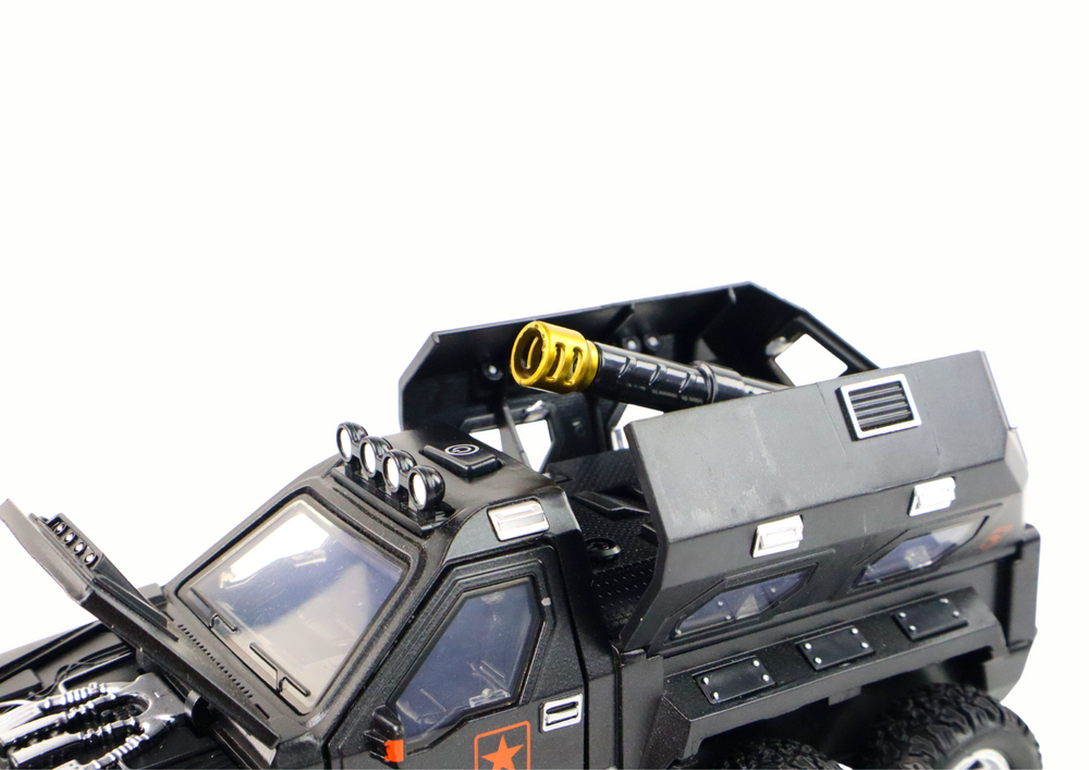 Car Vehicle With Cannon Inside Sound Lights 3 Colors