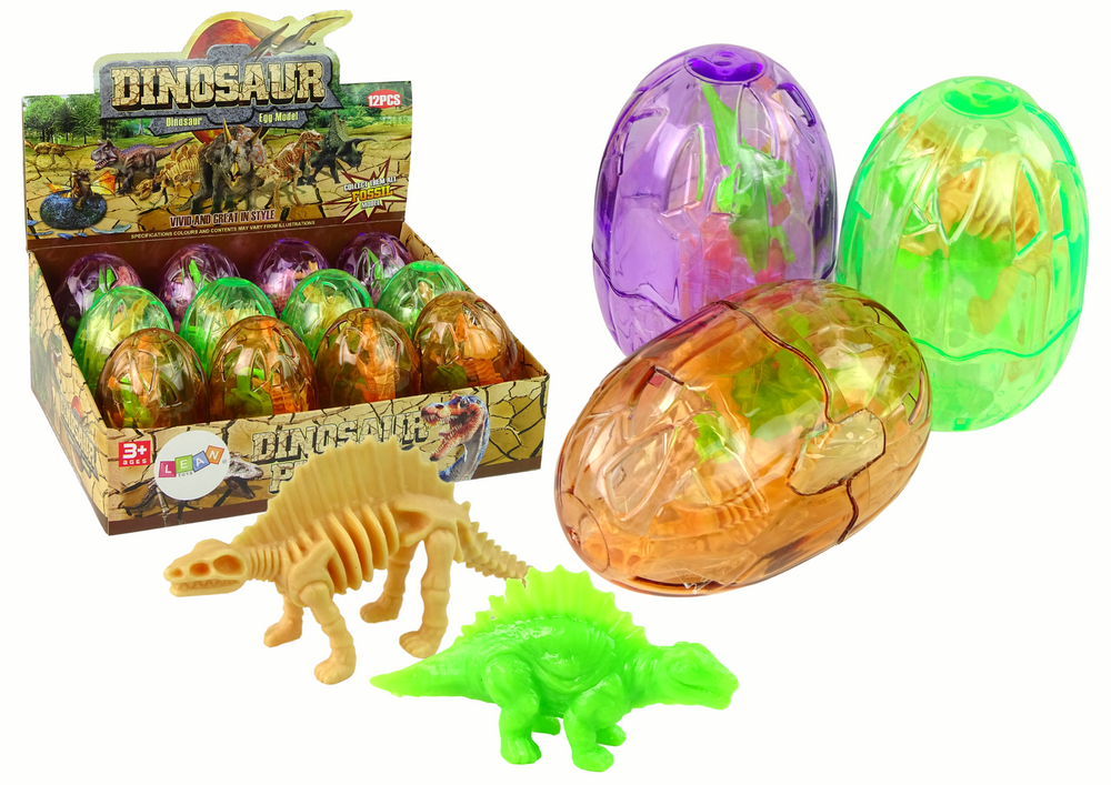 Large Dinosaur Egg 2 Dinosaur Egg Figures 9 Cm