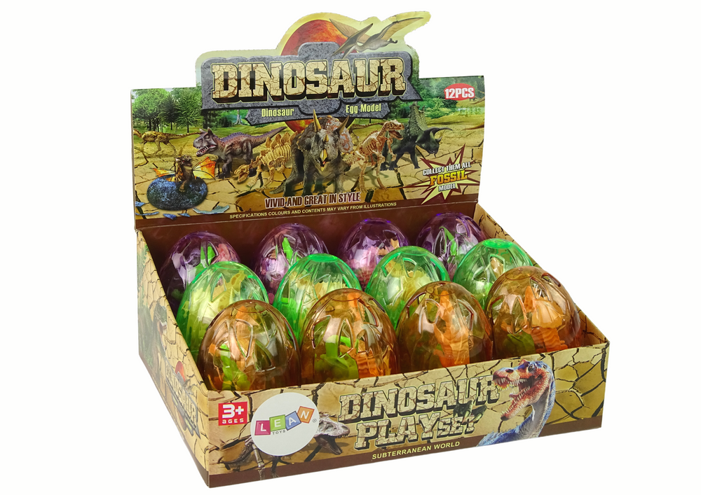 Large Dinosaur Egg 2 Dinosaur Egg Figures 9 Cm