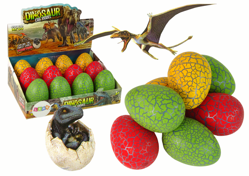 Large Dinosaur Egg Hatching Dinosaur 8cm