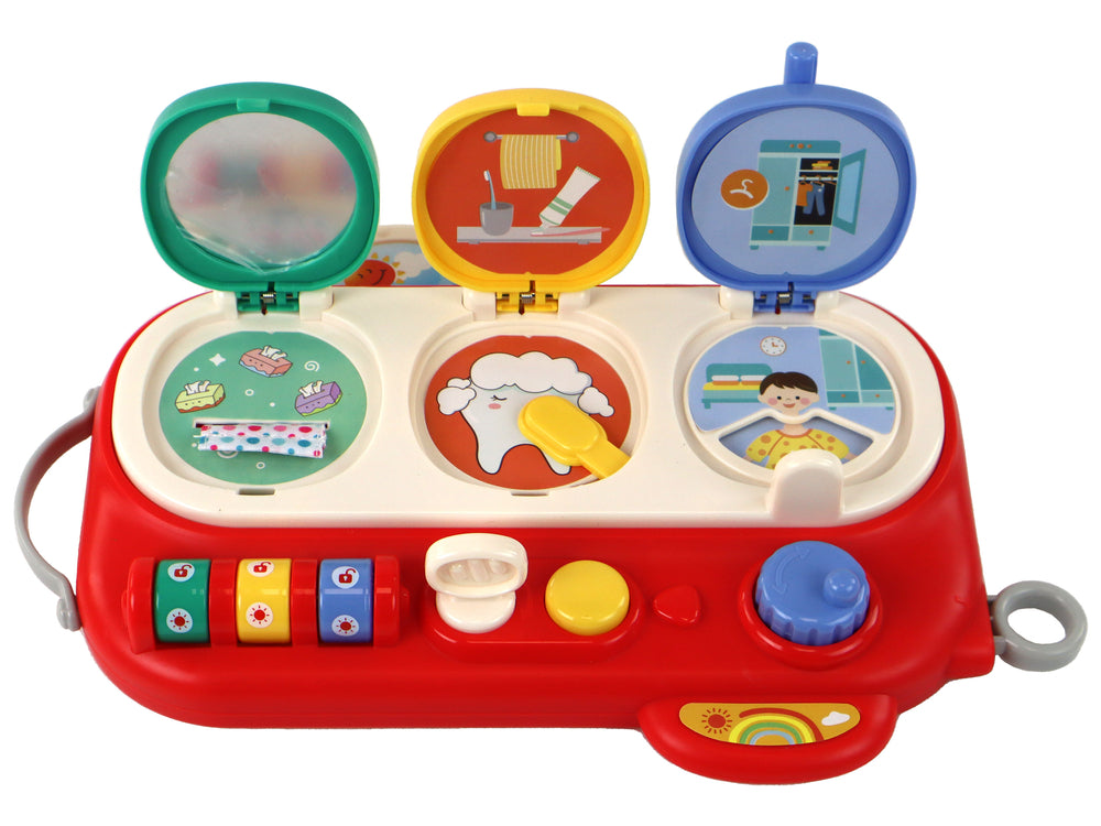 Red Sensory Educational Board For Children