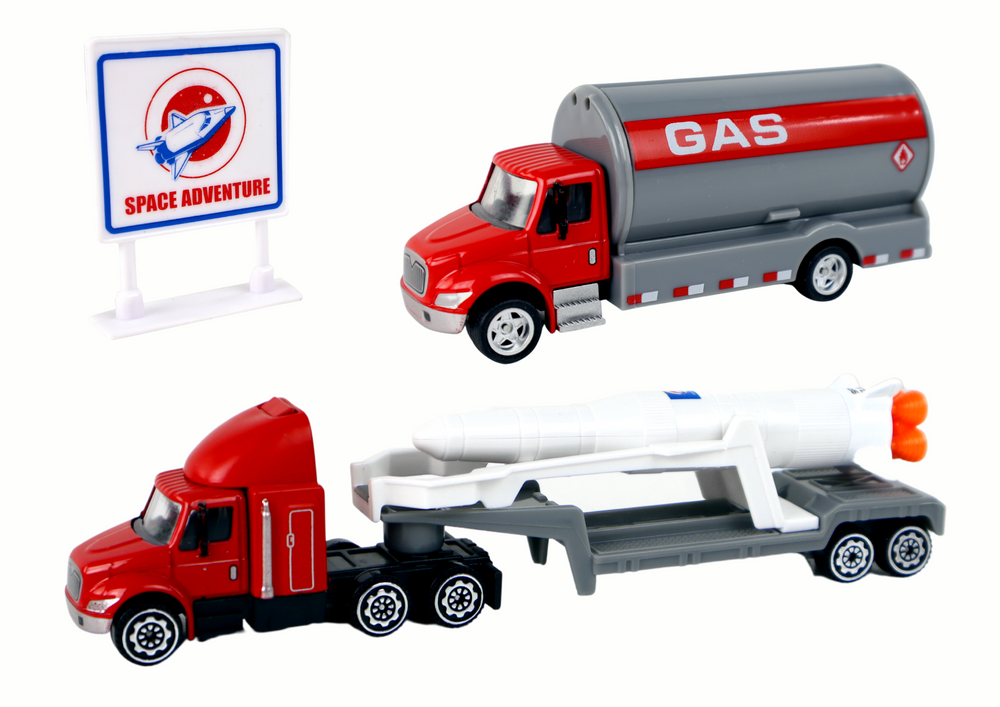 Sada figurek Space Truck Rocket 15 El.