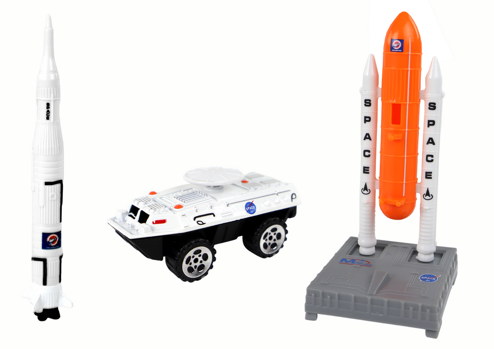 Sada figurek Space Truck Rocket 15 El.