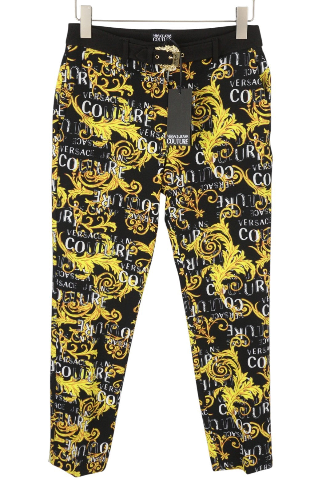 Versace Jeans Couture Cady Bistretch Print Logo Dame Buksenkle Rrp350