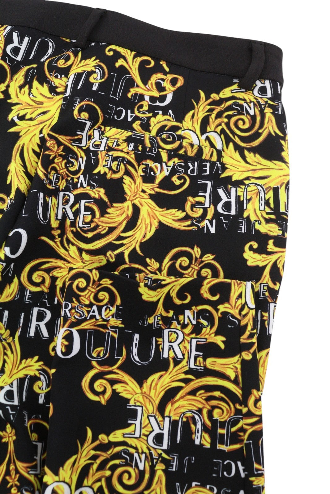 Versace Jeans Couture Cady Bistretch Print Logo Dame Buksenkle Rrp350