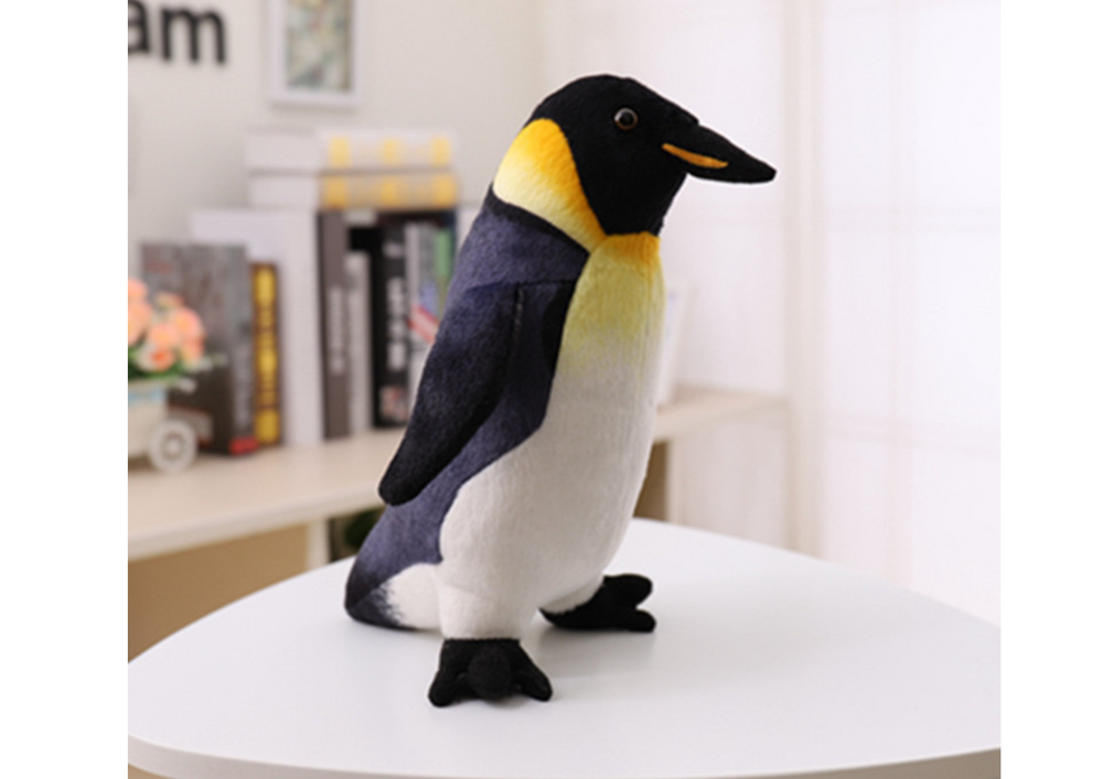Plush Emperor Penguin Mascot 25 Cm